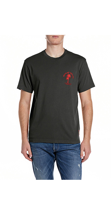 ヘビーコットンジャージーパームツリーTシャツ